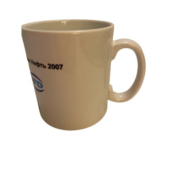 First Oil 2007 SGI SGP Sour Gas Injection Russia Coffee Mug Cup Made In England - Picture 4 of 9